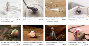 Christmas presents for your girlfriend_Dried flower necklaces