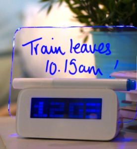 Christmas presents for your girlfriend_writing alarm clock