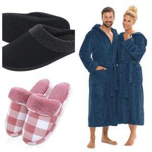 Slippers_bathrobes_Collage_Fotor